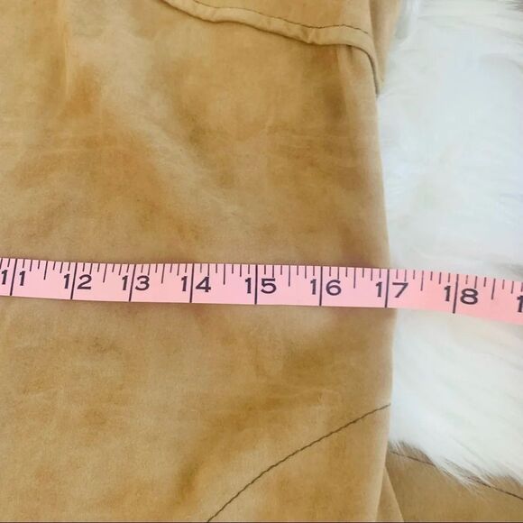 Vintage Sherbert Originals Suede Coat Dress with Tie Size Medium - Picture 10 of 13